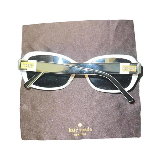 Kate Spade New York Full Rim Polarized Black White Sunglasses main image 5